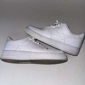 Nike Air Force One White Sneakers Men’s Size 9.5
